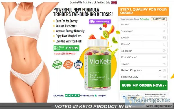 Via Keto Apple Gummies UK