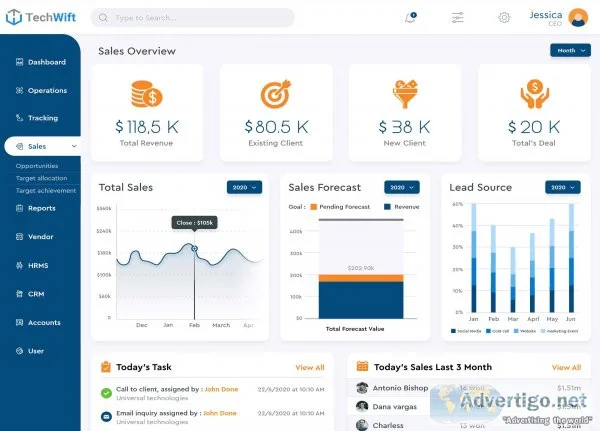 Logistics erp software - techwift