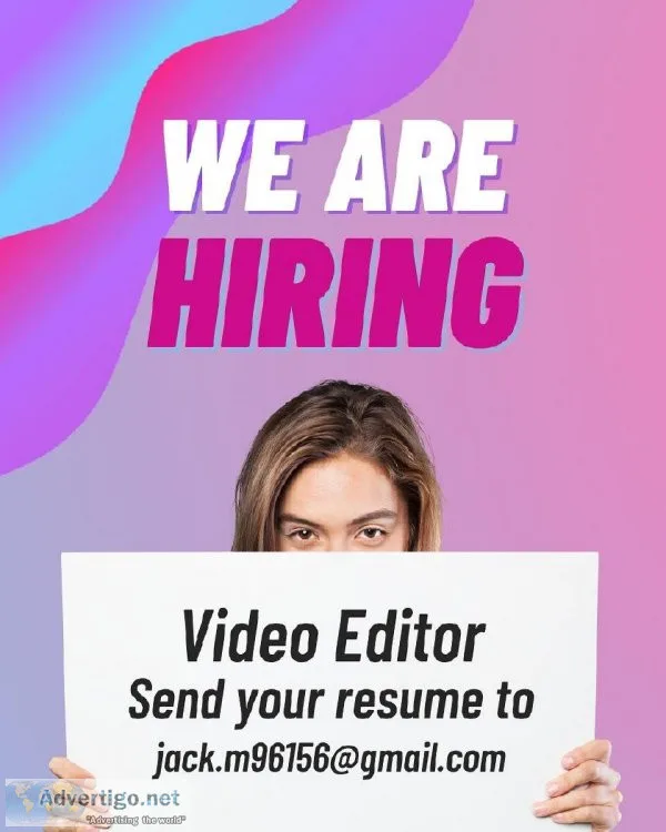 Video Editor Needed