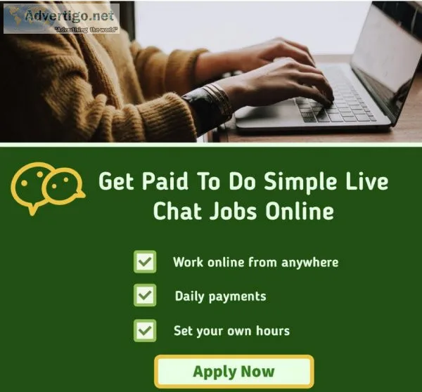 Become a Website Chat Support Agent