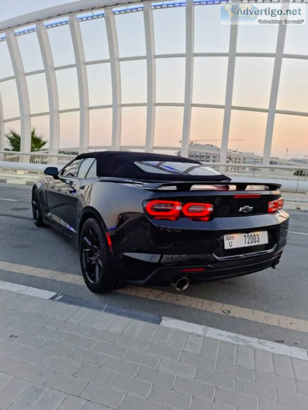 Rent a chevrolet camaro v8 for long drives in dubai, uae