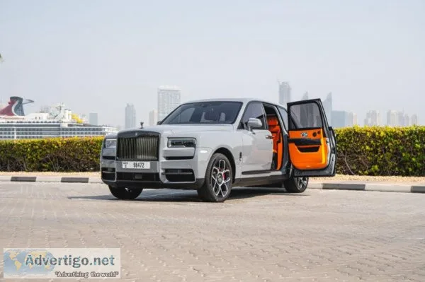Rent a rolls royce cullinan in dubai, uae