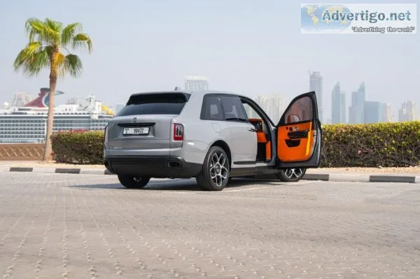 Rent a rolls royce cullinan in dubai, uae