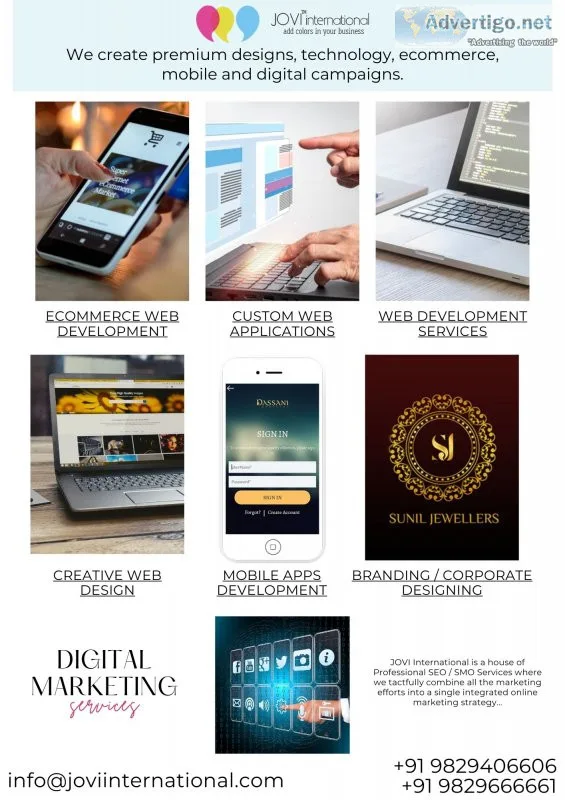 Jewellery website development services in india