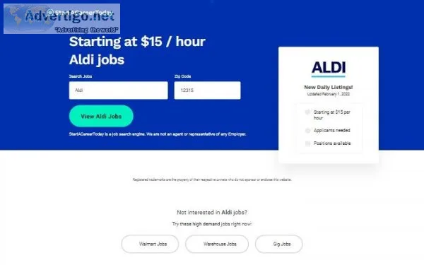 StartACareerToday - Aldi
