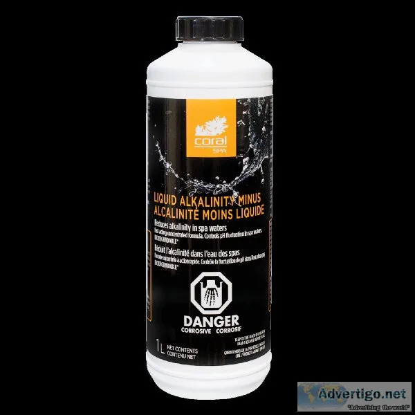 Coral Spa Liquid Alkalinity Minus 1L