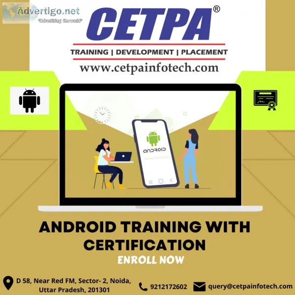 Get the best android training with certification