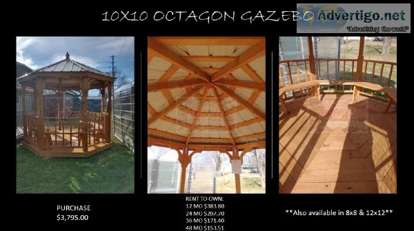 AMERICAN-STRUCTURES 10X10 OCTAGON GAZEBO