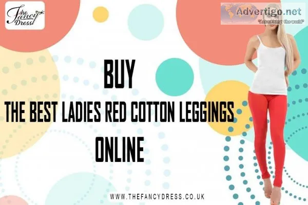 Buy The Best Ladies Red Cotton Leggings Online