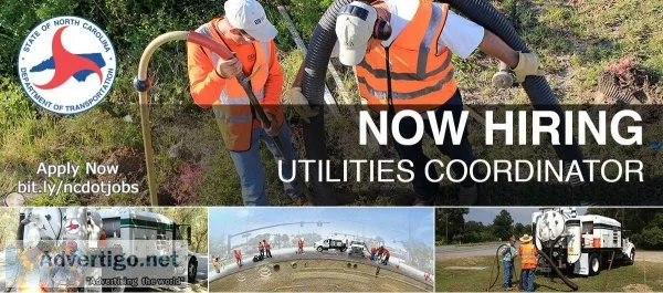 Utility Coordinator - NEW HIGHER PAY