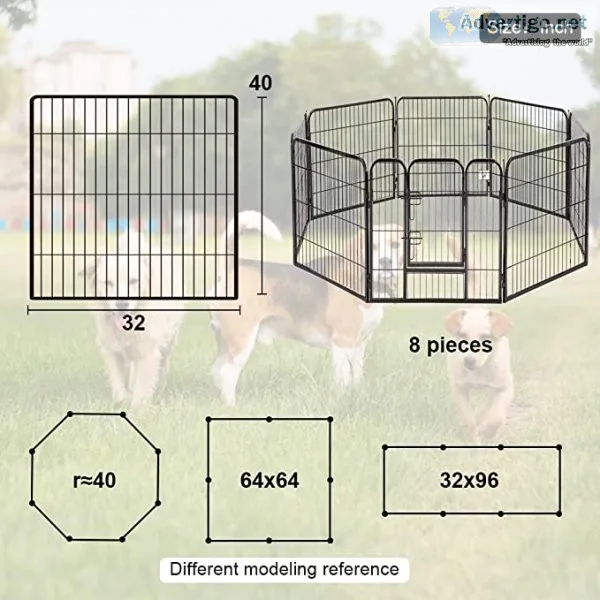 Heavy duty pet playpen dog cat fencse b exercise pen
