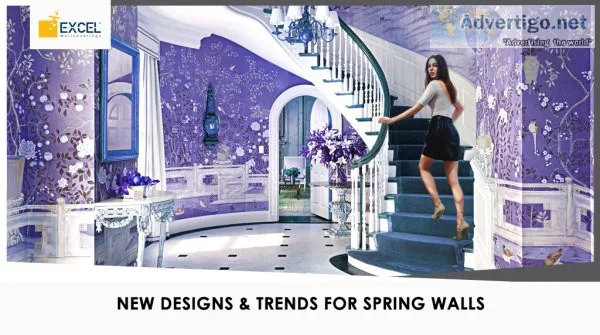 How can murals for home walls change the interior design?