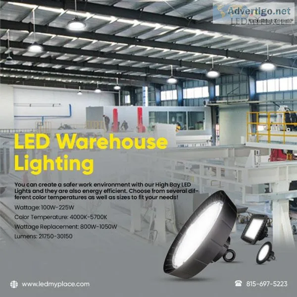 Get in Touch with us for Excellent LED Warehouse Lighting