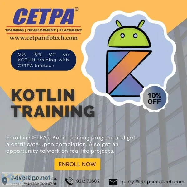 10% off kotlin certification training
