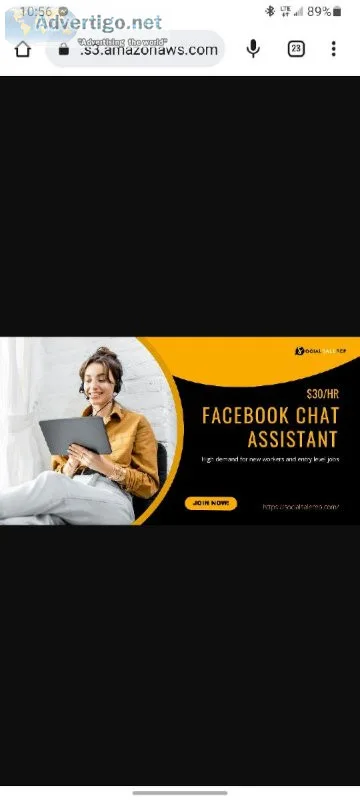 Facebook Messenger Job - 30hr