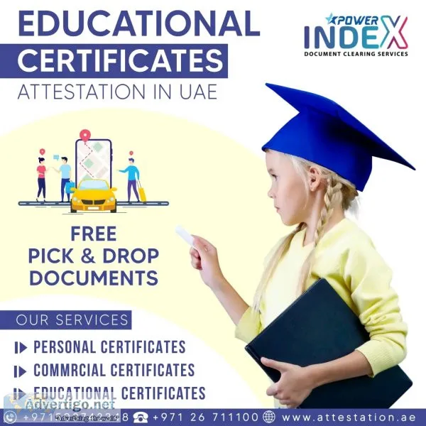 Educational certificate attestation