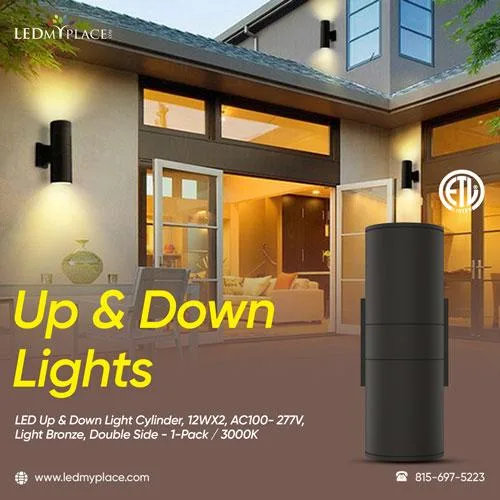 Shop Now Stunning LED UP and Down Lights for Outdoor Areas