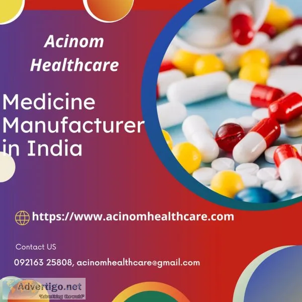 Medicine manufacturer in india | acinom healthcare