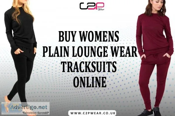 Buy Womens Plain Lounge Wear Tracksuits Online