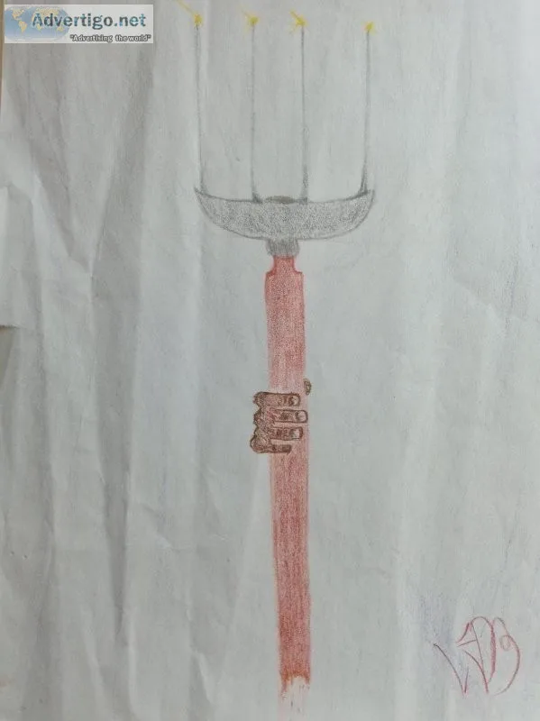 Some Figure With a Pitchfork