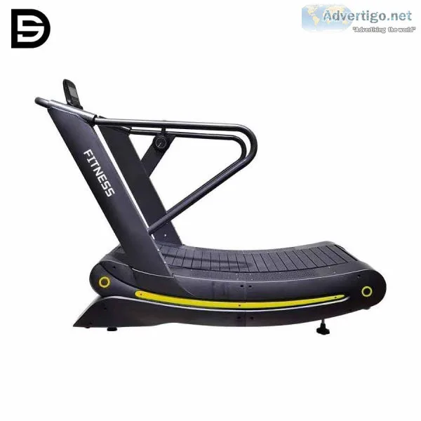 Commercial curved treadmill
