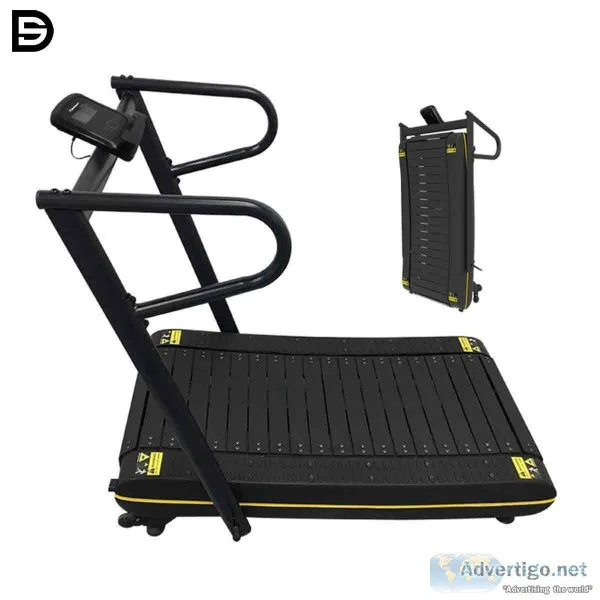 Commercial curved treadmill