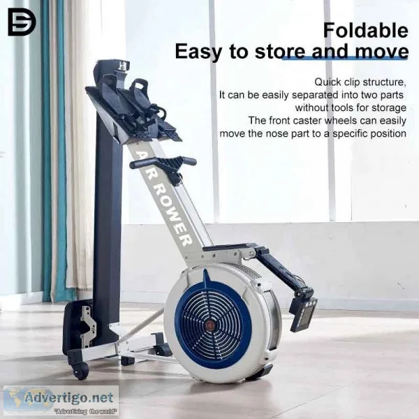 Commercial rowing machine