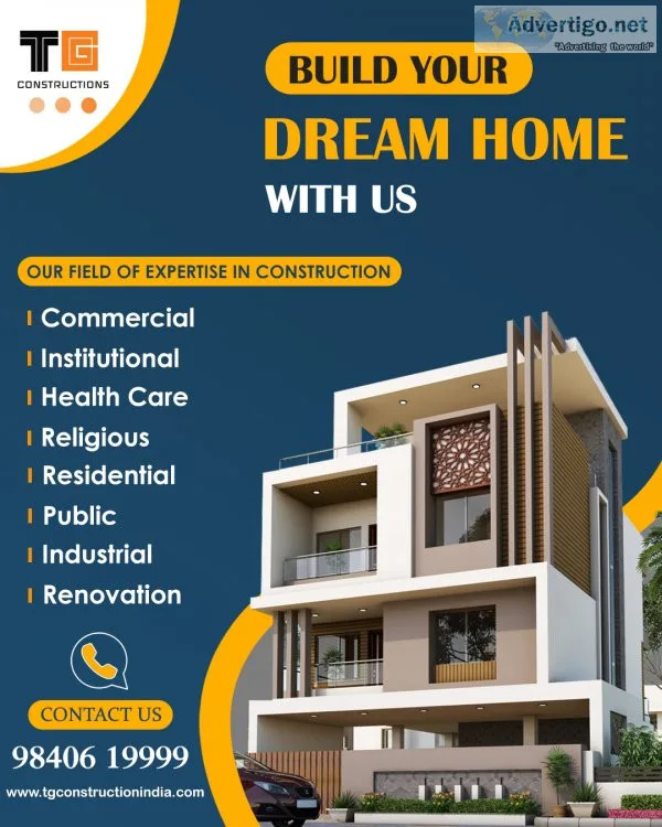 Best individual house building contractors in chennai