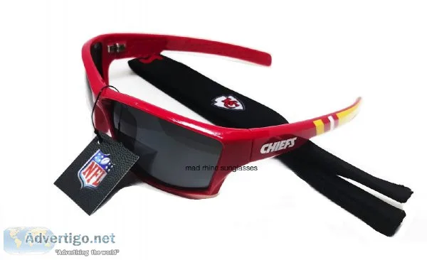 NFL Sunglasses Kansas City Chiefs with neck strap