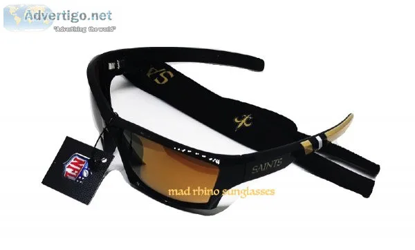 NFL Sunglasses New Orleans Saints with neck strap