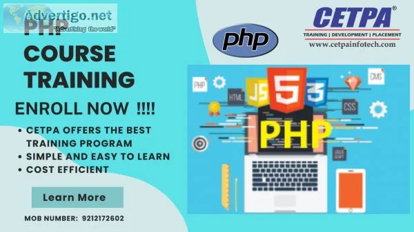 Upskill your career by enrolling in php training