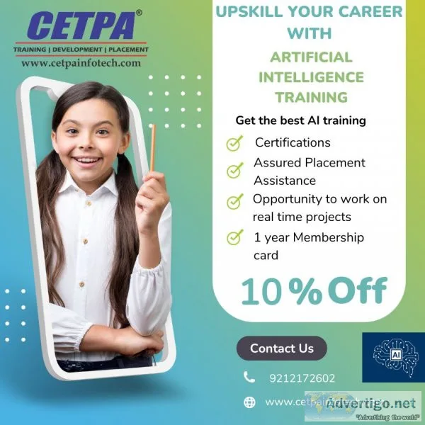 Get 10% off on artificial intelligence certification training