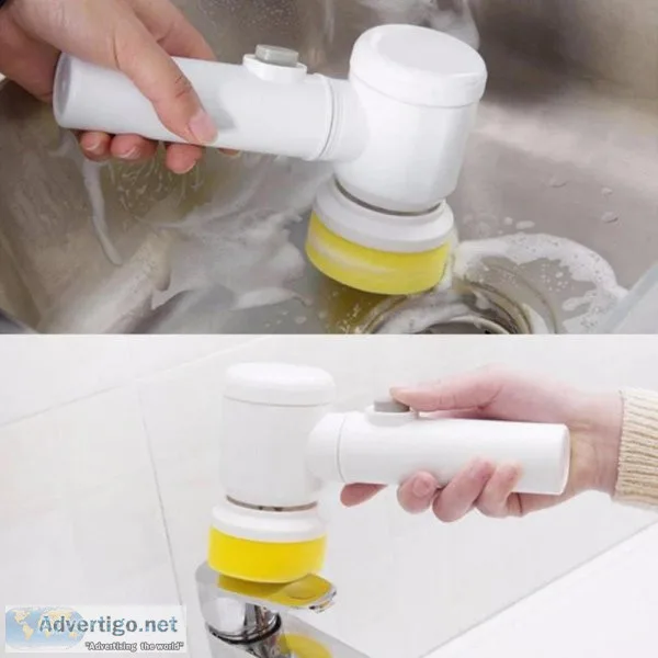 Electric Brush for High Speed Cleaning. Kitchen Bathroom Shoes e