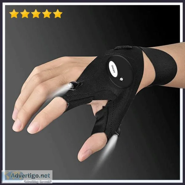 Outdoor Flashlight Gloves