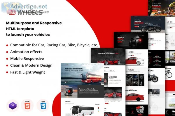 multipurpose and responsive html template
