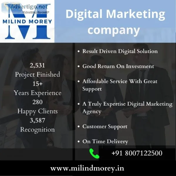 Digital marketing company in pune | milind morey