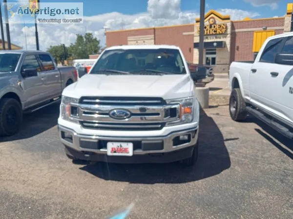 white 2018 ford f-150