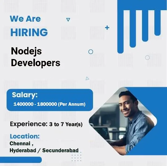 Hires Nodejs Developers- Hot Jobs Vacancy