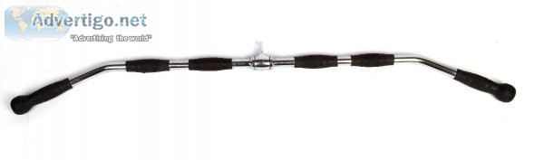 RANDY and TRAVIS RUBBER-COATED LAT PULL-DOWN BAR ATTACHMENT