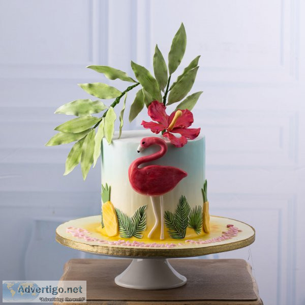 Flamingo cake