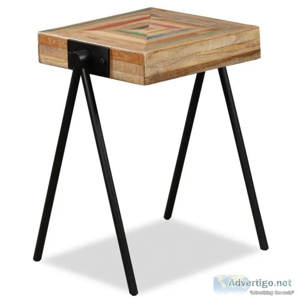 Side Table Solid Reclaimed Teak