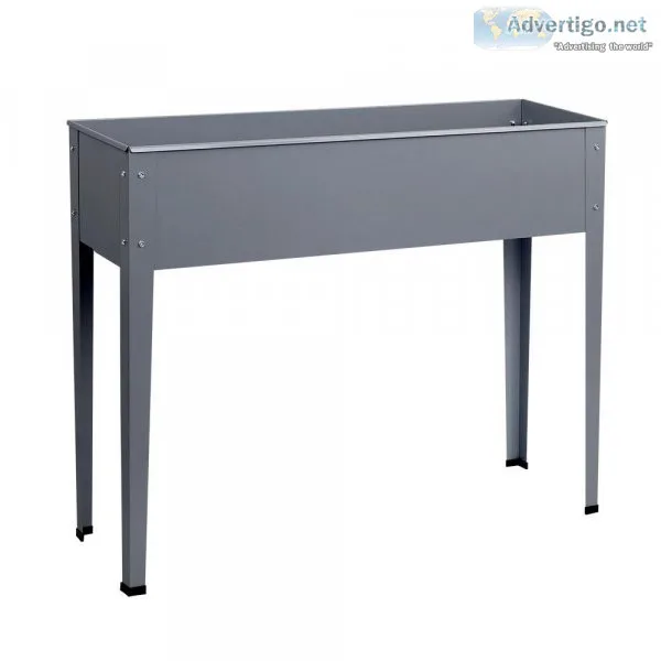 Greenfingers Garden Bed 100X80X30CM Galvanised Steel Raised Plan
