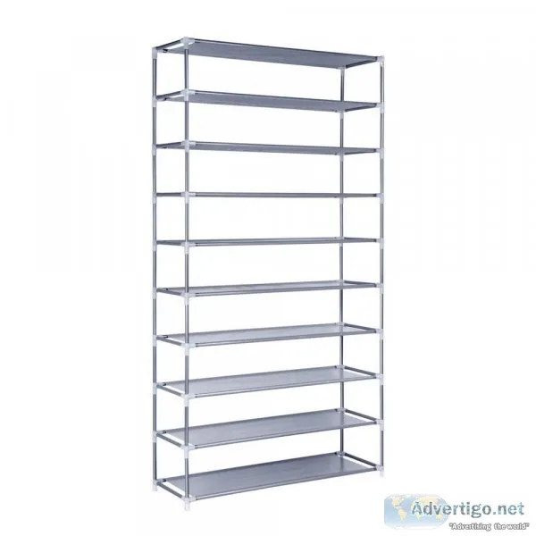 10 Tier Stackable Shoe Rack