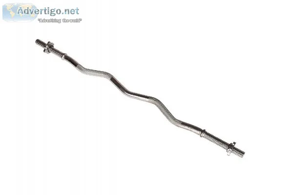 CURL BAR WITH SPINLOCK COLLARS