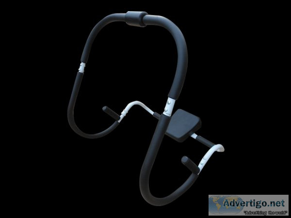 AB CRUNCH ABDOMINAL EXERCISE ROLLER WITH COMPUTER