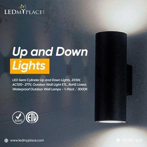 Purchase Now UP and Down Lights Outdoor Lighting to Fit Your Sty