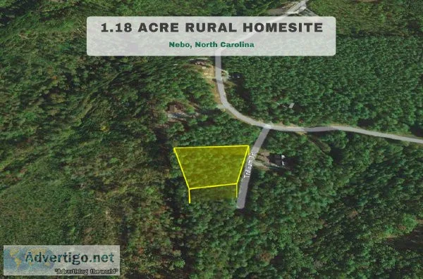 Homesite in Nebo North Carolina-Below Market Value