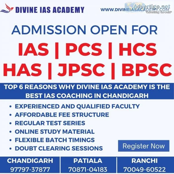 Ias coaching in chandigarh
