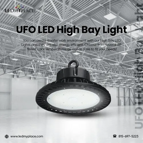 Order Now UFO LED High Bay Light Improve Warehouse Efficiency