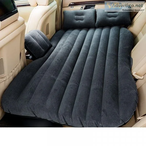 Inflatable Car Back Seat Mattress Protable Travel Camping Air Be